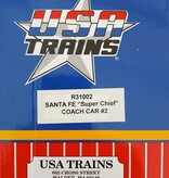 USA TRAINS Santa Fe "Super Chief" Coach Car #2 (gebraucht)