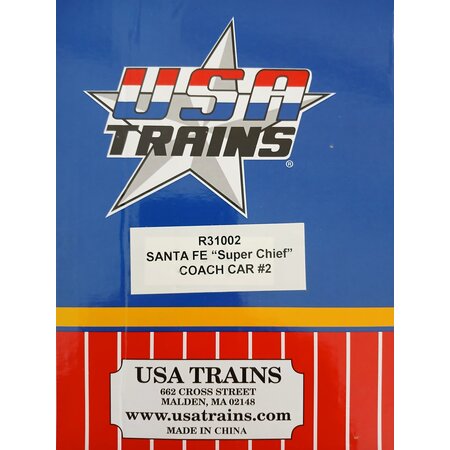 USA TRAINS Santa Fe "Super Chief" Coach Car #2 (gebraucht)
