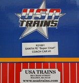 USA TRAINS Santa Fe "Super Chief" Coach Car #1 (gebraucht)