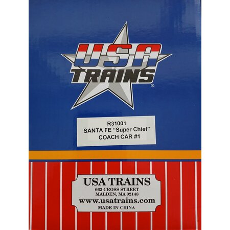 USA TRAINS Santa Fe "Super Chief" Coach Car #1 (gebraucht)