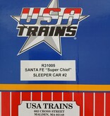USA TRAINS Santa Fe "Super Chief" Sleeper Car #2 (gebraucht)