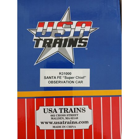 USA TRAINS Santa Fe "Super Chief" Observation Car (gebraucht)