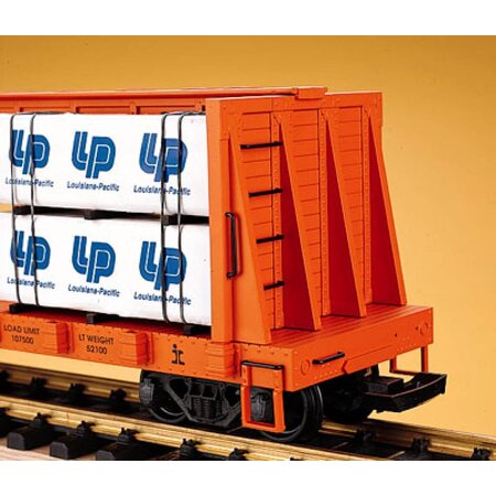 USA TRAINS Center Beam Flat Car Northern Pacific (ohne Ladung) mit kleineren Mängeln