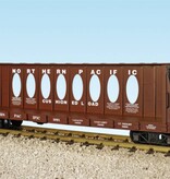 USA TRAINS Center Beam Flat Car Northern Pacific (ohne Ladung) mit kleineren Mängeln