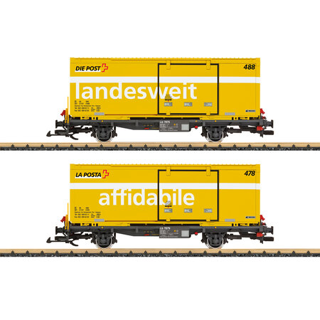 LGB Post Containerwagen-Set RhB
