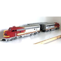 F7 ABBA 4 Lokomotiven Santa Fe  / Massoth DCC-Sound