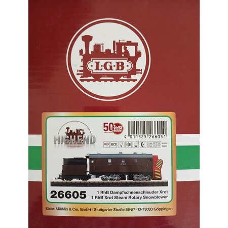 LGB RhB Dampfschneeschleuder Xrot Highend Top Zustand