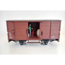 DR gedecker Güterwagen RüBB  mit Beleuchtung und Inneneinrichtung (gebraucht)