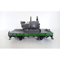 4010 Niederbordwagen mit POLA Lanz Bulldog Raupenschlepper