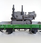 LGB 4010 Niederbordwagen mit POLA Lanz Bulldog Raupenschlepper