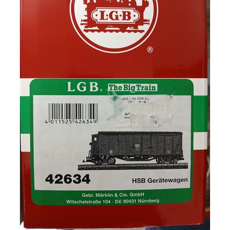 LGB HSB Gerätewagen (gebraucht und umgebaut)