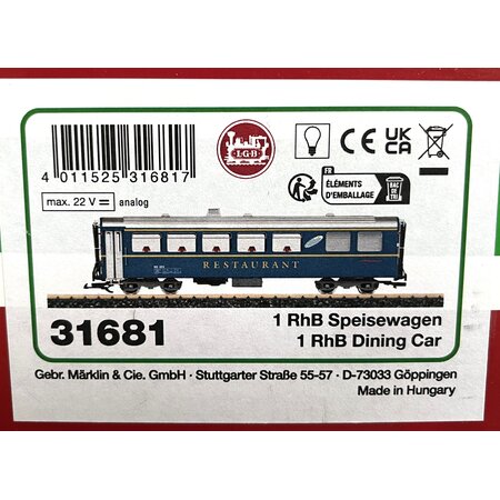 LGB RhB-Speisewagen (sehr guter Zustand)