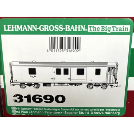 LGB RhB Gepäckwagen D 4215 (sehr guter Zustand)