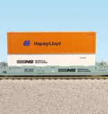 USA TRAINS Intermodal Containerwagen Norfolk Southern (mit Containern)