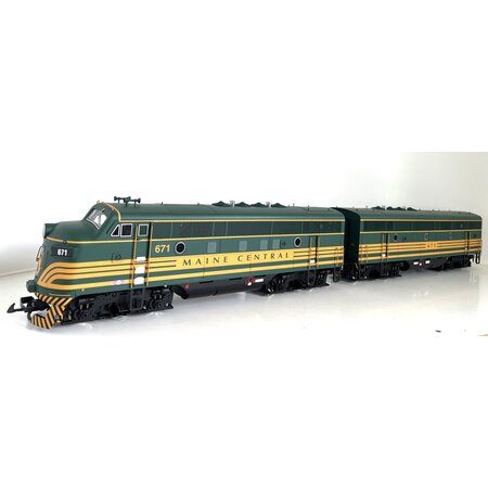USA TRAINS F3 AB Doppellok Maine Central / ZIMO DCC-Sound guter Zustand