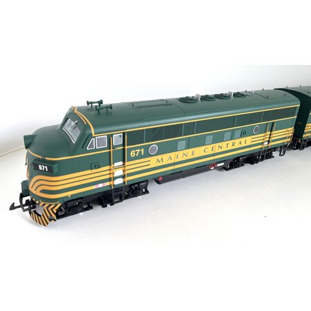 USA TRAINS F3 AB Doppellok Maine Central / ZIMO DCC-Sound guter Zustand