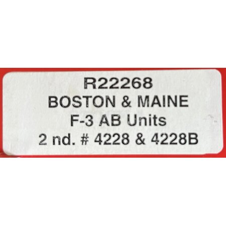 USA TRAINS F3 AB Doppellok Boston Maine  ZIMO DCC-Sound guter Zustand