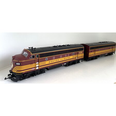 USA TRAINS F3 AB Doppellok Boston Maine  ZIMO DCC-Sound guter Zustand