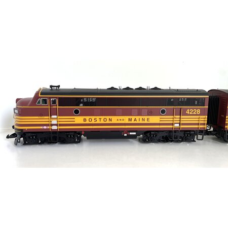 USA TRAINS F3 AB Doppellok Boston Maine  ZIMO DCC-Sound guter Zustand