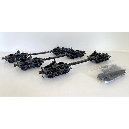 LGB 6 Langholz-Trucks (sehr guter Zustand) mit original verpacktenZubehör