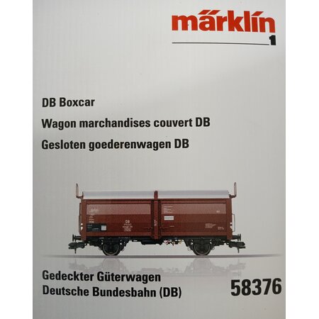 Märklin Spur 1 Gedeckter Güterwagen Deutsche Bundesbahn Kmmgks 58