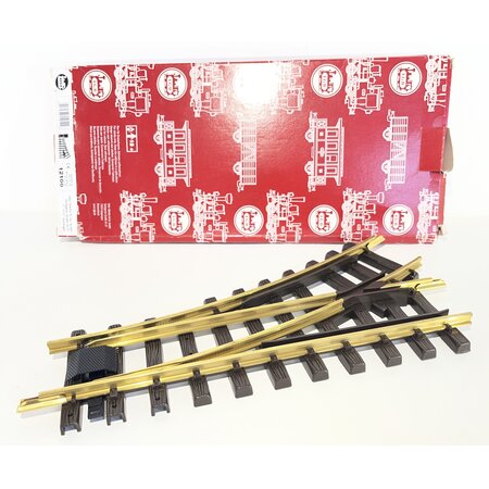 LGB Handweiche links, R1, 30° wie neu, ohne Handantrieb
