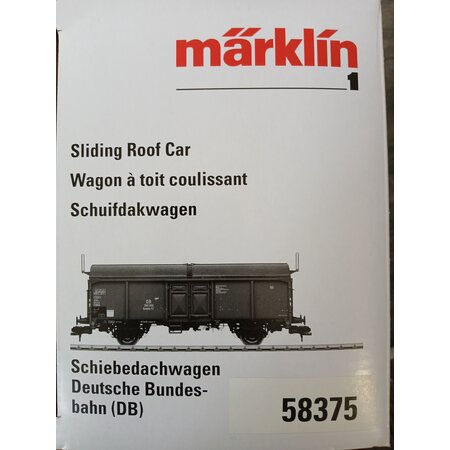 Märklin Spur 1 Schiebedachwagen Kmmks 51 Deutsche Bundesbahn