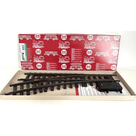 LGB Elektrische Weiche, links, R3, 22,5° (gebraucht)