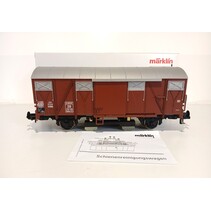 Spur 1 Gedeckter Güterwagen mit Schienenreinigung DB