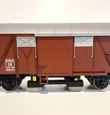Märklin Spur 1 Gedeckter Güterwagen mit Schienenreinigung DB