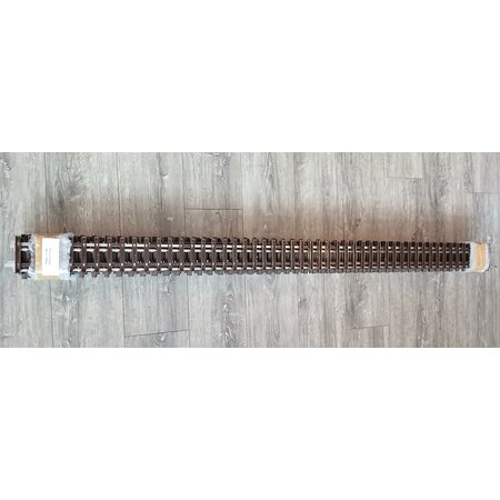 Thiel 10 x 150 cm  gerade Gleise Thiel vernickelt (gebraucht) guter Zustand