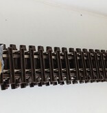Thiel 10 x ca. 90cm  gerade Gleise Thiel vernickelt (gebraucht) guter Zustand