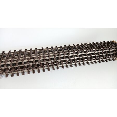 Thiel 10 x ca. 90cm  gerade Gleise Thiel vernickelt (gebraucht) guter Zustand