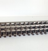 Thiel 5 x ca. 115cm  gerade Gleise Thiel vernickelt (gebraucht) guter Zustand