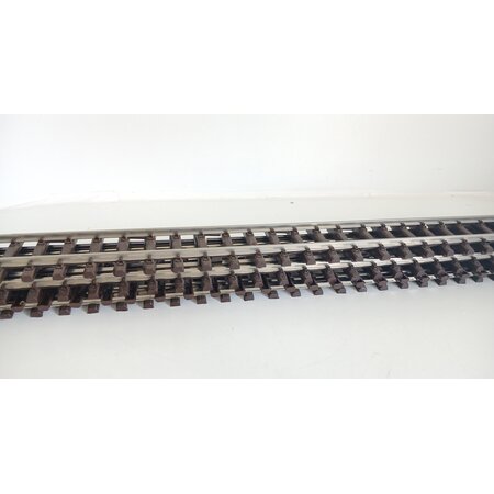 Thiel 5 x ca. 115cm  gerade Gleise Thiel vernickelt (gebraucht) guter Zustand