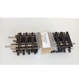 Thiel 8 x ca. 30cm  gerade Gleise Thiel vernickelt (gebraucht) guter Zustand