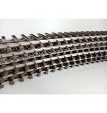 Thiel 12x gebogenes Gleis Thiel vernickelt D: ca. 3m Vollkreis (gebraucht) guter Zustand