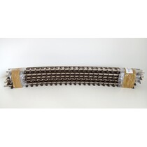 9x gebogenes Gleis Thiel vernickelt D: ca. 3m (gebraucht) guter Zustand