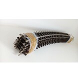 Thiel 9x gebogenes Gleis Thiel vernickelt D: ca. 3m (gebraucht) guter Zustand