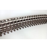 Thiel 9x gebogenes Gleis Thiel vernickelt D: ca. 3m (gebraucht) guter Zustand