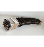 Thiel 12x gebogenes Gleis Thiel vernickelt D: ca. 3,7m Vollkreis (gebraucht) guter Zustand