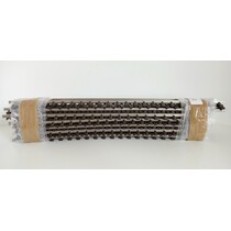 12x leicht gebogenes Gleis Thiel vernickelt ca. 65cm (gebraucht) guter Zustand
