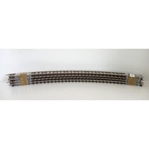 7x gebogenes Gleis Thiel vernickelt D: ca. 2,8m (gebraucht) guter Zustand