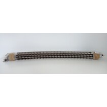 6x gebogenes Gleis Thiel vernickelt D: ca. 3,4m (gebraucht) guter Zustand