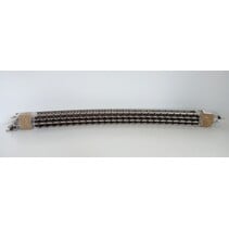 6x gebogenes Gleis Thiel vernickelt D: ca. 3,4m (gebraucht) guter Zustand