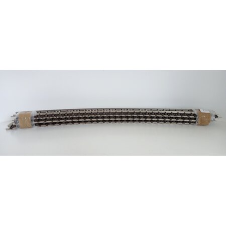Thiel 6x gebogenes Gleis Thiel vernickelt D: ca. 3,4m (gebraucht) guter Zustand