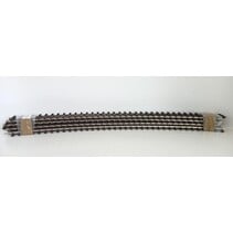 8x gebogenes Gleis Thiel vernickelt D: ca. 4,10m (gebraucht) guter Zustand