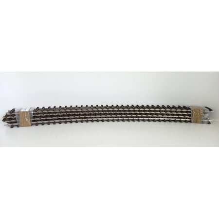Thiel 8x gebogenes Gleis Thiel vernickelt D: ca. 4,10m (gebraucht) guter Zustand