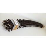 Thiel 8x gebogenes Gleis Thiel vernickelt D: ca. 4,10m (gebraucht) guter Zustand