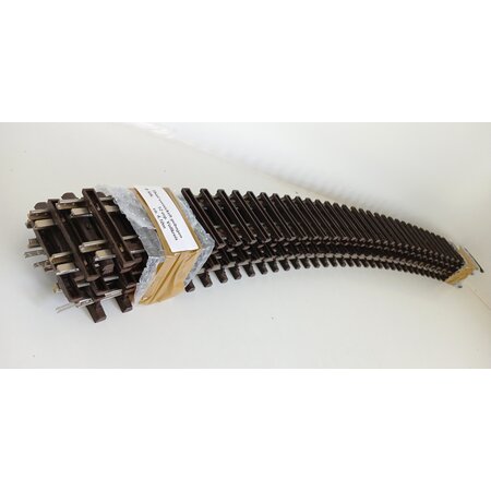 Thiel 8x gebogenes Gleis Thiel vernickelt D: ca. 4,10m (gebraucht) guter Zustand